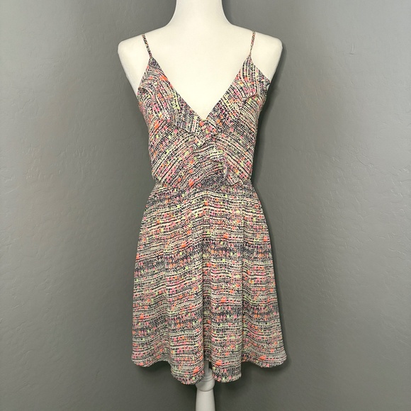 LUSH Mini Sundress‎ Speckled Fluorescent Size Small - Picture 1 of 7